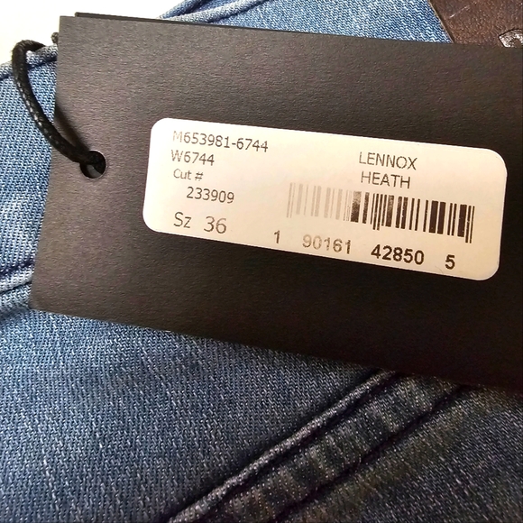 PAIGE Men's Lennox Heritage Inspired Vintage Slim Modern Fit Technology 36 ×32 - Picture 7 of 7